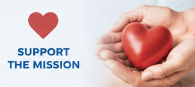 support the mission by donating today